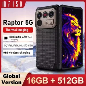 IIIF150 Raptor 5G Rugged Phone Thermal Imaging 10000mAh 65W 120Hz 32GB+512G 50MP - Picture 1 of 18