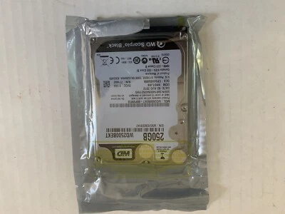 Western Digital Black 250GB Internal 7200RPM 2.5" (WD2500BEKT) HDD - Image 1 of 3
