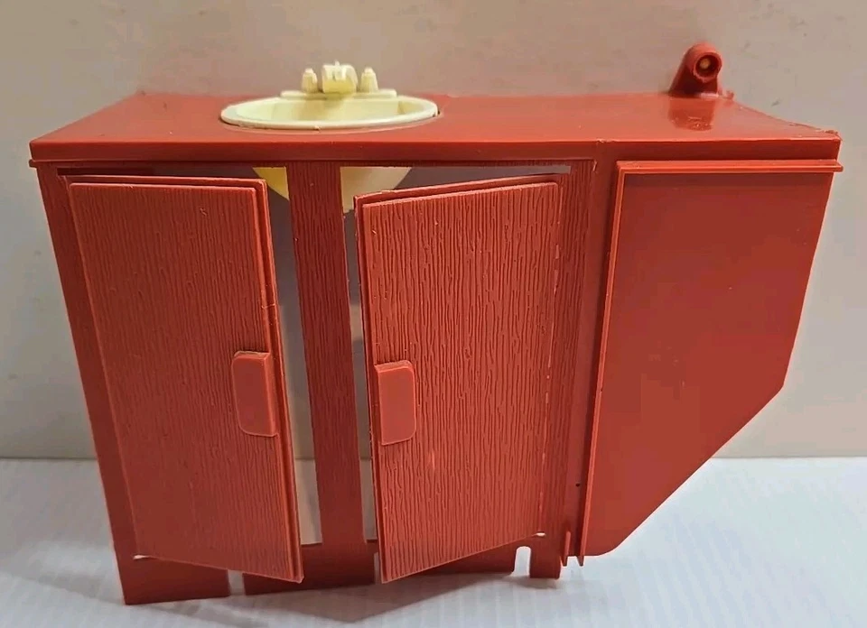 Casa rodante Barbie 1976 Star Traveler 3' GMC de colección autocaravana cámper baño tocador lavabo Foto 1 de 3