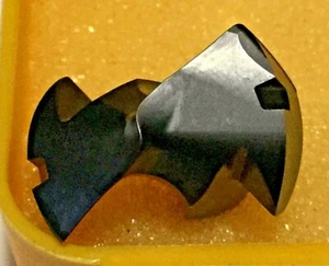 (E82) KENNAMETAL Ø15.875MM (Ø.625") CARBIDE MODULAR DRILL TIP INSERT - Picture 1 of 5