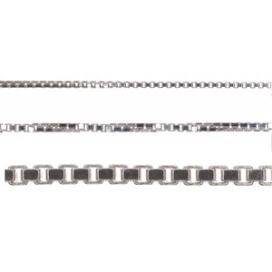 925 Sterling Silver Chain Necklace Box Link Solid Italian Made Jewellery - Picture 1 of 50