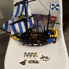 Vintage Lego 6274 Pirates Caribbean Clipper Ship Complete With Manual 