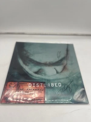 AUTOGRAPHED SIGNED Disturbed The Sickness 25th Anniversary Green Vinyl LP - Image 1 of 3