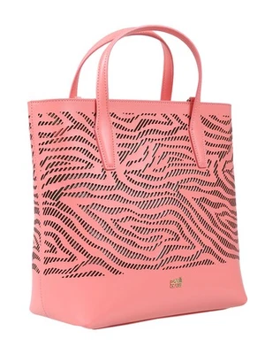 Roberto Cavalli Class GWLPEF 045 Ester 002 Peach Small Tote Bag - Image 1 of 4