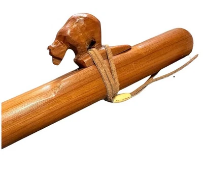 Jonah Thompson 美洲原住民印第安雪松木长笛 A 中部 — 第 1/4 张图片