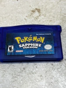 Pokemon Sapphire Version (Nintendo GBA) Authentic, New Battery Tested - Picture 1 of 7