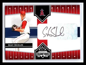 2005 Donruss Champions Impressions #392 Scot Shields Auto Angels - Picture 1 of 2