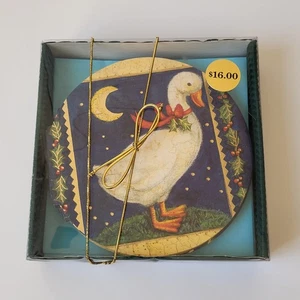 1999 Pine Hollow Christmas Cards Envelopes Goose Season's Greetings Nature NOS - Picture 1 of 5