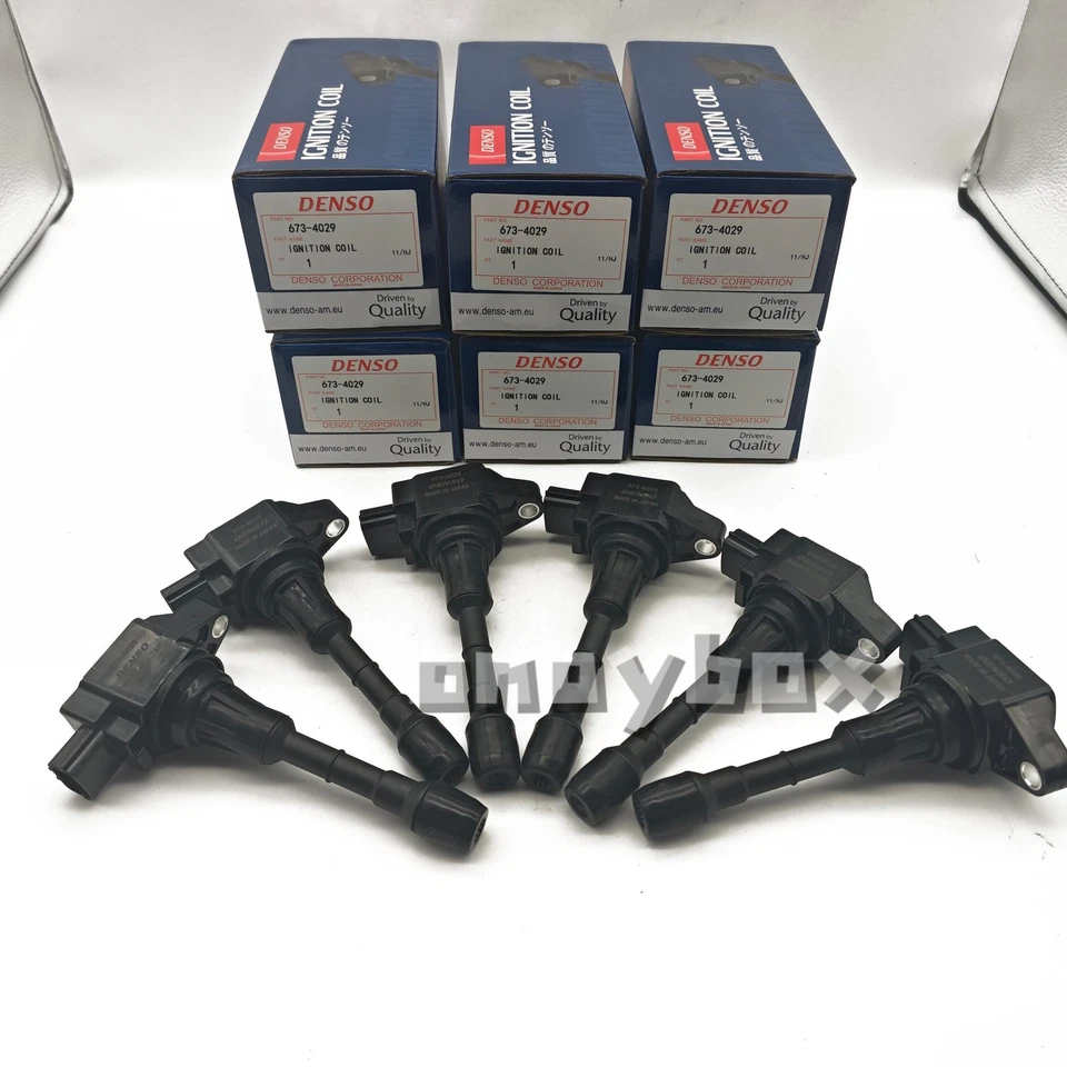 6x DENSO 673-4029 Direct Ignition Coil For 2007-2020 Nissan INFINITI 22448-JA10C Foto 1 de 4