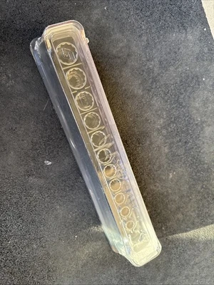 For Snap On Tools 212FMY 12pc 3/8" dr Metric Shallow 12-pt Socket Set 8-19mm USA - Image 1 of 4