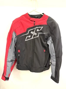 Speed and Strength Armored Textile Padded Motorcycle Riding Jacket Men’s Medium - Picture 1 of 10