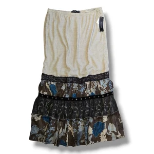 Vintage Maxirock Gr. 1X Fairy Whimsigoth Spitze Kunst zum Tragen von Spencer Alexis  - Bild 1 von 8