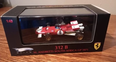 Hot Wheels Elite Ferrari 312 B Andretti Gran Premio de Sudáfrica 1971 #6 rojo Foto 1 de 4