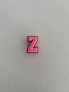 Charm Charm per scarpe LETTERA alfabeto rosa PER CROCS "Z" - Foto 1 di 1