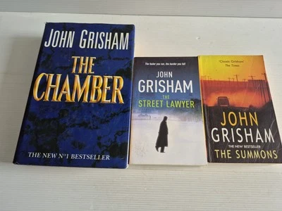 3 x Bulk Bundle Lot By John Grisham PB and HC In Aust now ready to post Thrille - image 1 of 4