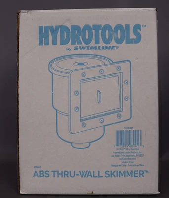 Swimline HYDROTOOLS Kit Skimmer Estándar ABS Pasante a Pared, Blanco - Incluye Devolución Foto 1 de 4