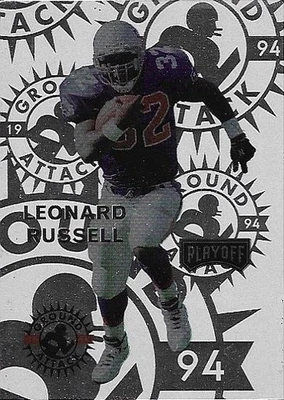 1994 Playoff Ground Attack - #249 Leonard Russell - Image 1 of 2