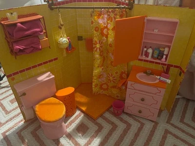 Juego de baño American Girl Doll Julie Groovy - Tema retro 70’ - ¡Retirado! Foto 1 de 4
