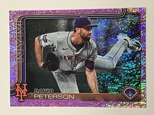 2025 Topps Series 1 - David Peterson #131 Pink Holo Foil - Picture 1 of 2