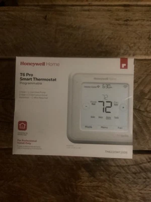 Termostato Programable Inteligente Honeywell T6 Pro (TH6220WF2006) BLANCO “NUEVO”  Foto 1 de 4