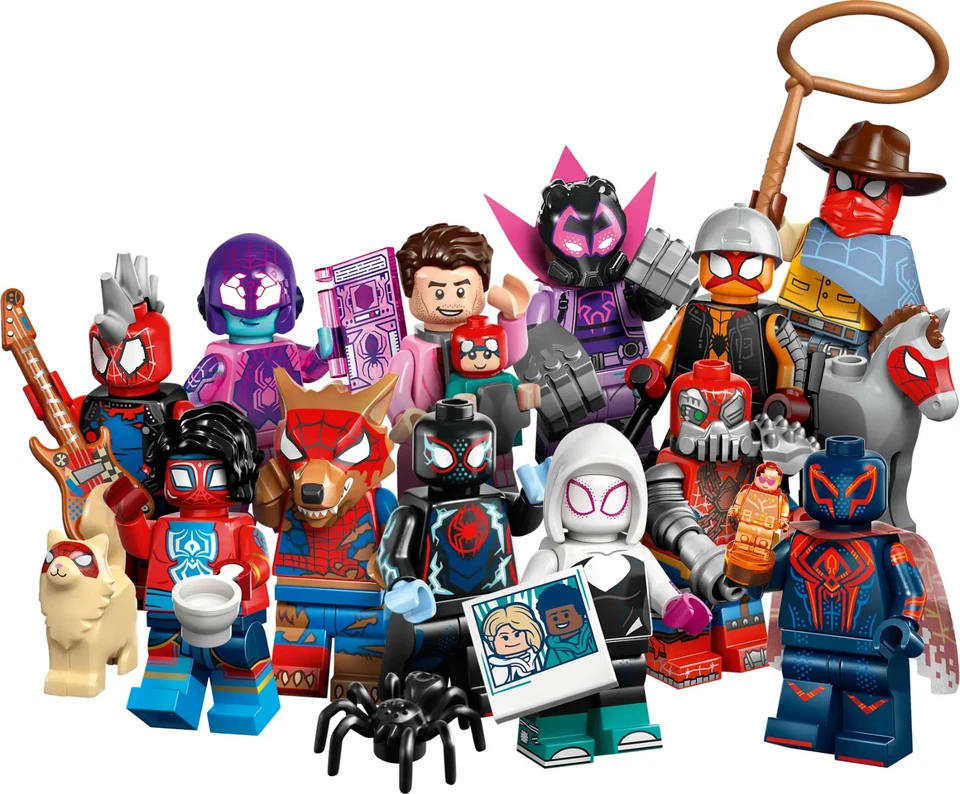 71050 LEGO Spider-Man Across the Spider-Verse Komplettset 12 Figuren