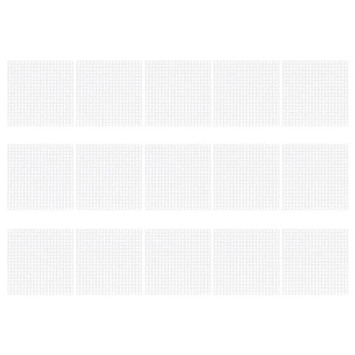 25 Pcs Plastic Mesh Sheet Crafting Embroidery Canvas Material for Crafts - Image 1 of 4
