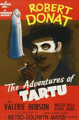 The Adventures of Tartu DVD - Robert Donat dir. Bucque Vintage Spy Thriller 1943 - Image 1 of 4