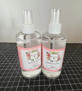2 NEUE Rosense Rosa Damascena ROSENWASSER - 100 % natürlich - 200 ml/6,8 flüssige Unzen - Bild 1 von 6