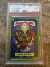 2022 TOPPS GARBAGE PAIL KIDS MLB SERIES 2 /75 ALIEN ACUNA GREEN PSA 9 BRAVES