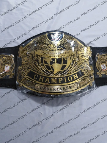 New WWF 4MM UNDISPUTED Heavyweight Wrestling Championship Leather Belt (Replica) Cover