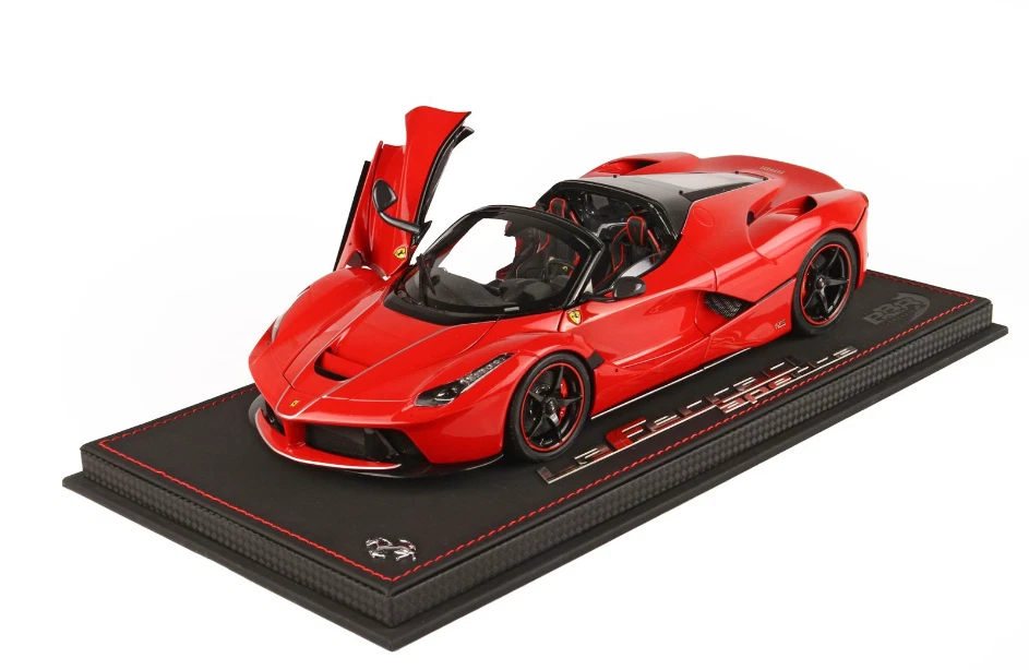 1 18 BBR Ferrari Aperta Rosso Corsa 322 / Nero Cerchi - Limitato 72 Pz.