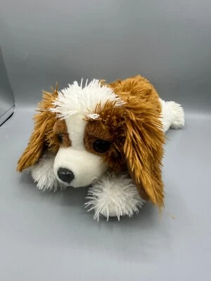 Mattel Barbie Brown & White Dog Barking & Growling 13" Plush TESTED WORKS - Image 1 of 3
