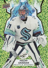 2021 Upper DEck ICE Green Dazzle #80 Philipp Grubauer   Card TW