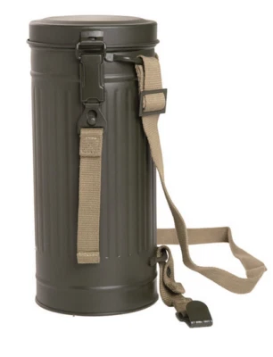 WH Luftwaffe Heer Gasmaskenbüchse Gasmaskendose Maskenbehälter M38 - Bild 1 von 2