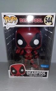 Funko Pop! Bobblehead de vinilo exclusivo de Walmart de 10" pulgadas Deadpool #544 - Imagen 1 de 9