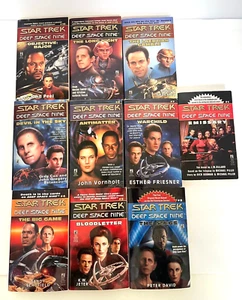 Star Trek Deep Space Nine ~ Lot of 10 PB Books 1 2 3 4 7 8 11 12 14 15 ~1 Signed - Picture 1 of 5