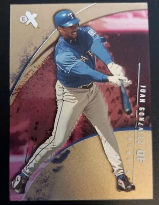 2002 Fleer E-X #47 Juan Gonzalez Texas Rangers - Image 1 of 2