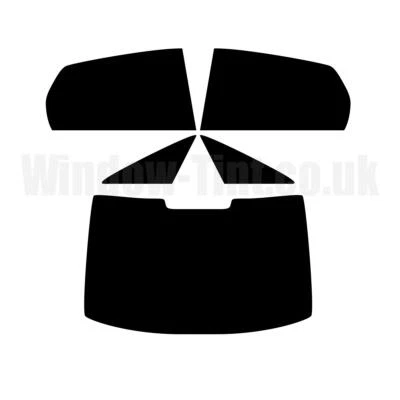 Kit de tintado para ventanas de coche precortado para Audi A6 sedán de 4 puertas 2005-11 ventanas traseras Foto 1 de 4