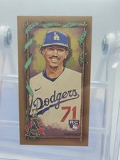 MIGUEL VARGAS  DODGERS RC  2023 TOPPS ALLEN & GINTER #136 - MINI A&G BACK