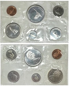 1967 Canada 6 Uncirculated Coins in OGP w/4 Silver Coins - COA - Picture 1 of 5