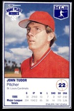 1987 Kraft Home Plate Heroes John Tudor St. Louis Cardinals #22