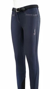 Equiline PANTALONE EQUITAZIONE BAMBINA EMMA FULL GRIP BLU FS20 - Foto 1 di 1