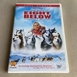 Eight Below (DVD 2006 FS) Walt Disney True Story Live-Action Team Dog Sled Film - Picture 1 of 4