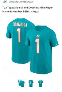 Dolphin's Tua Tagovailoa #1 Men's XL T-shirt NWT still in original packaging - Picture 1 of 6
