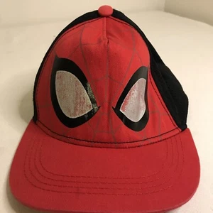 Marvel Comics Spiderman Red Youth Boys Hat Snapback Cap Super Hero Baseball - Picture 1 of 9