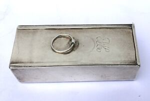 1805 English Georgian Sterling Silver Snuff Box by John Reily London Silversmith