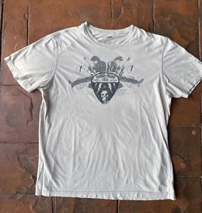 Vintage Y2K Express Skull Punk Rock Grunge Cyber T-Shirt Large Jesse - Picture 1 of 6