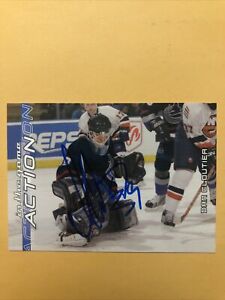 Dan Cloutier Signed Vancouver Canucks Card 1