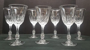 7er Set Fostoria Kimberly schwer 24% Bleikristall Wasser/Weinkelch Stiel 2990 - Bild 1 von 14