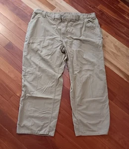 Carhartt Work Casual Pants Men’s 48x32 Carpenter B151 DKH Dungaree Fit Tan - Picture 1 of 13